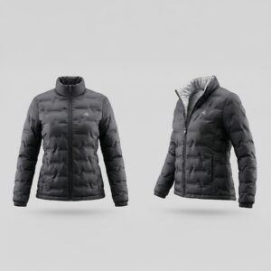 CHAQUETA PLUMÓN NEGRA DAMA