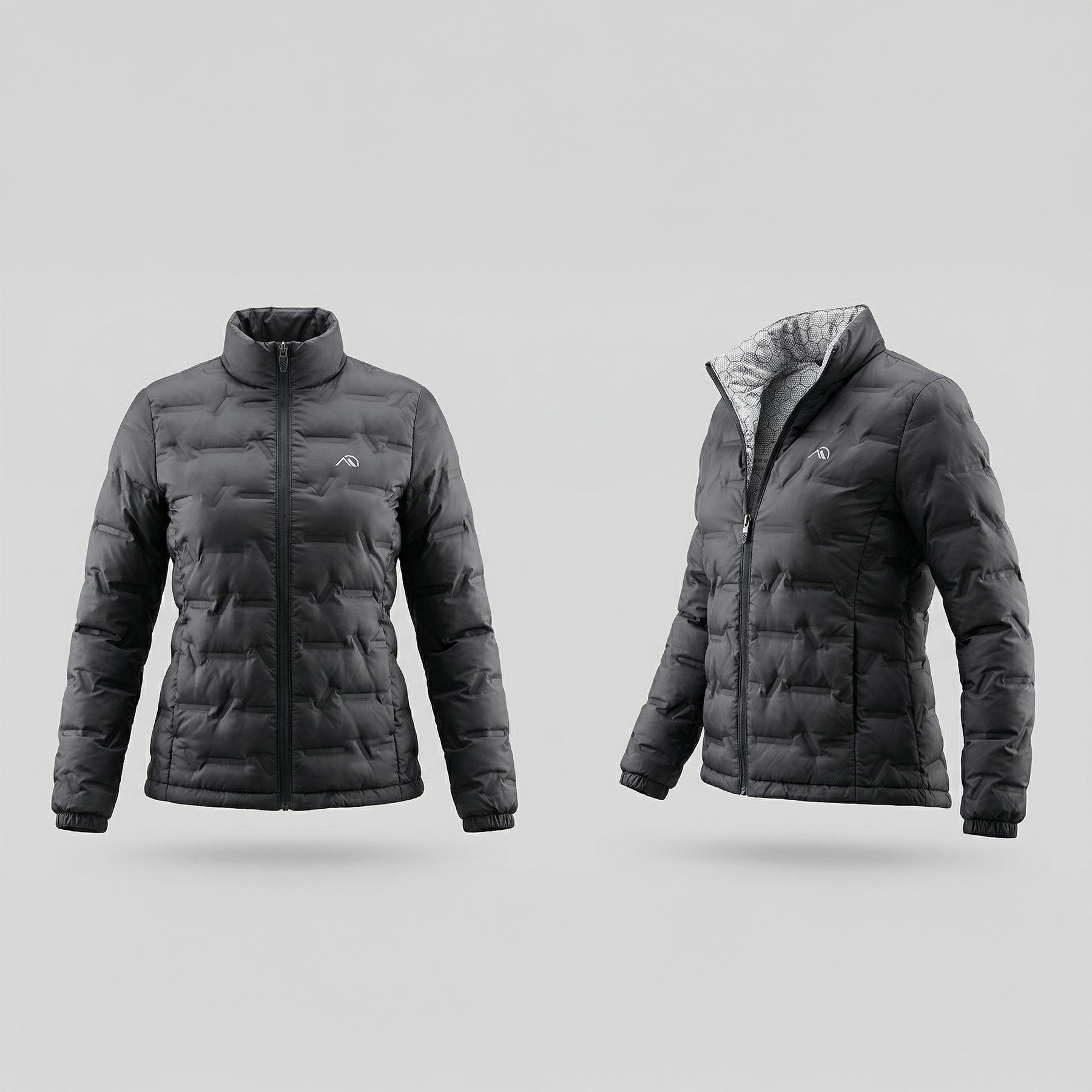 CHAQUETA PLUMÓN NEGRA DAMA